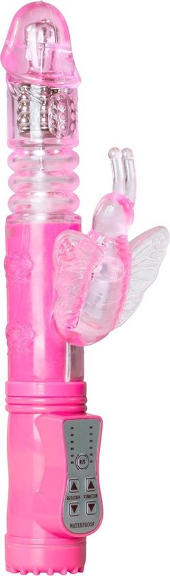 Stotende Butterfly Vibrator - - Roze