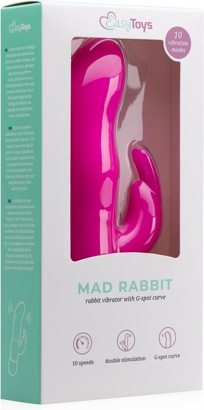 EasyToys Mad Rabbit Vibrator - - Roze
