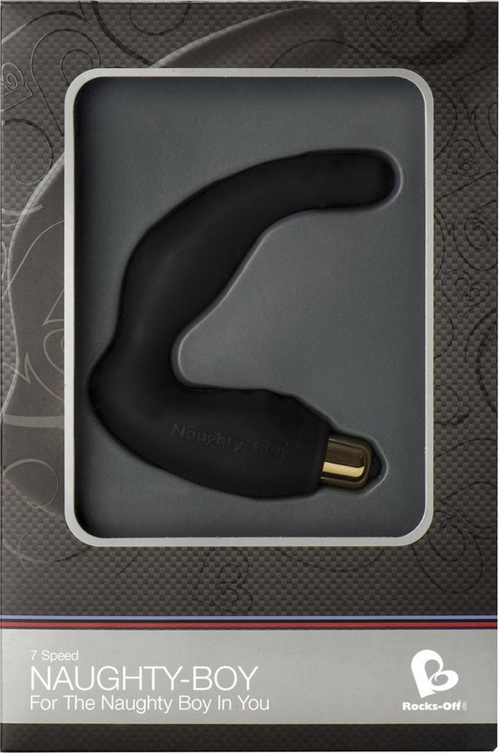 Rocks Off Naughty Boy Prostaat Vibrator - Zwart