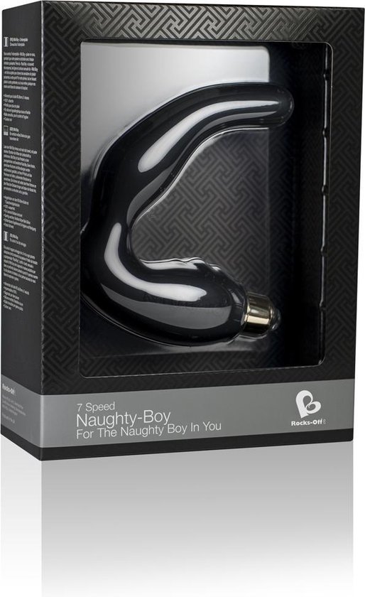 Rocks Off Naughty Boy Prostaat Vibrator - Zwart