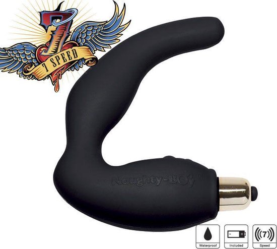 Rocks Off Naughty Boy Prostaat Vibrator - Zwart