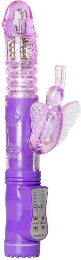 Stotende Butterfly Vibrator - - Paars