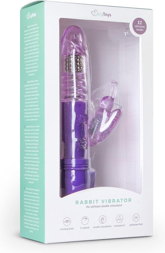 Stotende Butterfly Vibrator - - Paars