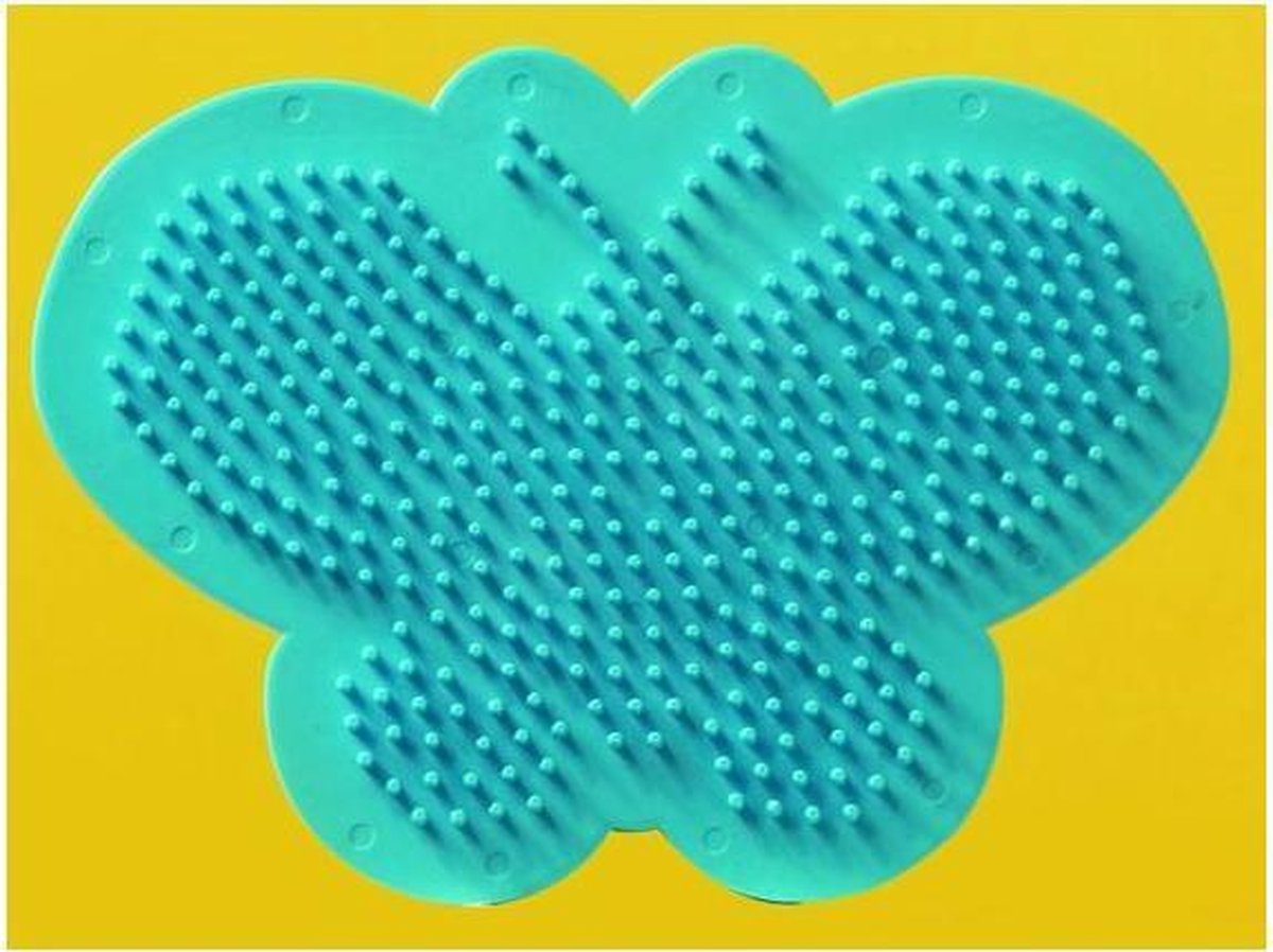 Strijkkralen bord SES vlinder - Blauw