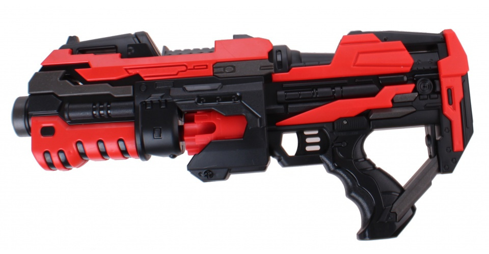 Tack Pro shotgun Pro Attack junior 45 cm zwart/ 11-delig - Rood