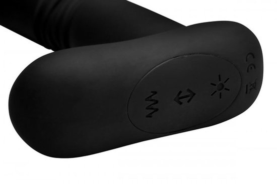 Under Control Stotende Anaal Plug met Afstandsbediening - Zwart