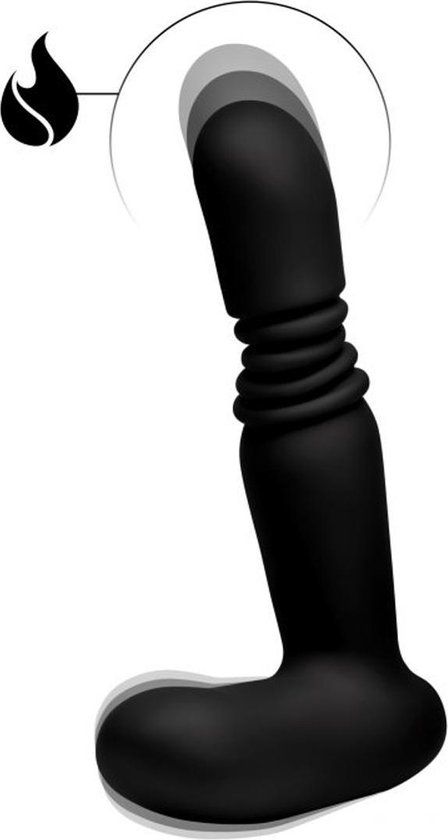 Under Control Stotende Anaal Plug met Afstandsbediening - Zwart