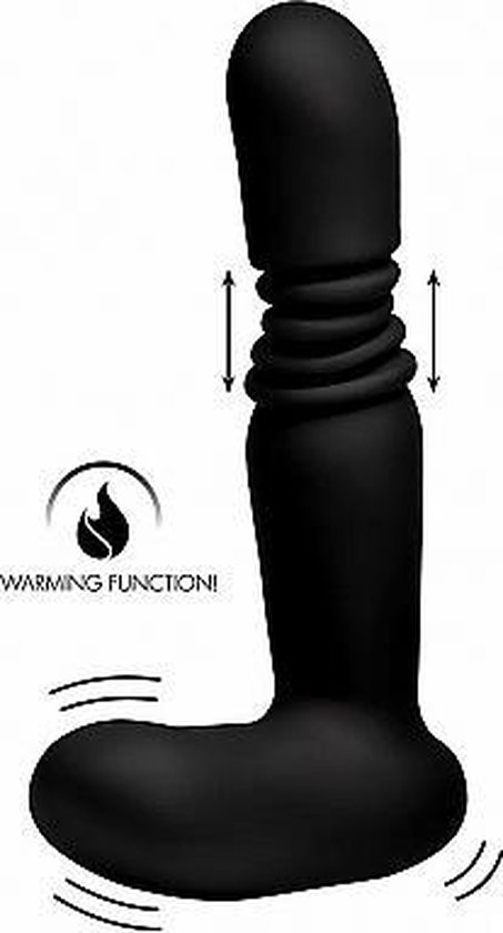 Under Control Stotende Anaal Plug met Afstandsbediening - Zwart