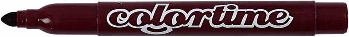 Colortime stiften lijndikte 5 mm wijn 12 stuks - Rood