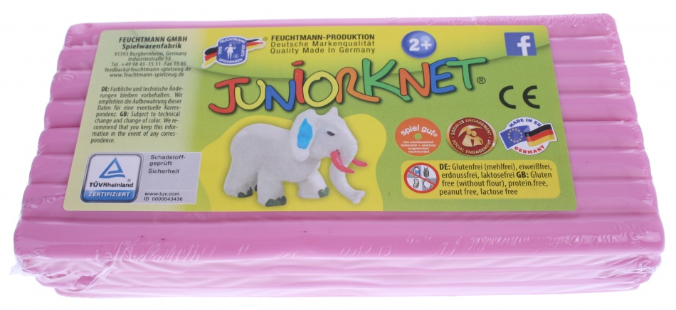 Feuchtmann Juniorknet Klei Jumbo Pack 500 gram - Roze