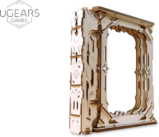 Ugears Houten Modelbouw Game Master Scherm met Dobbeltoren - Bruin