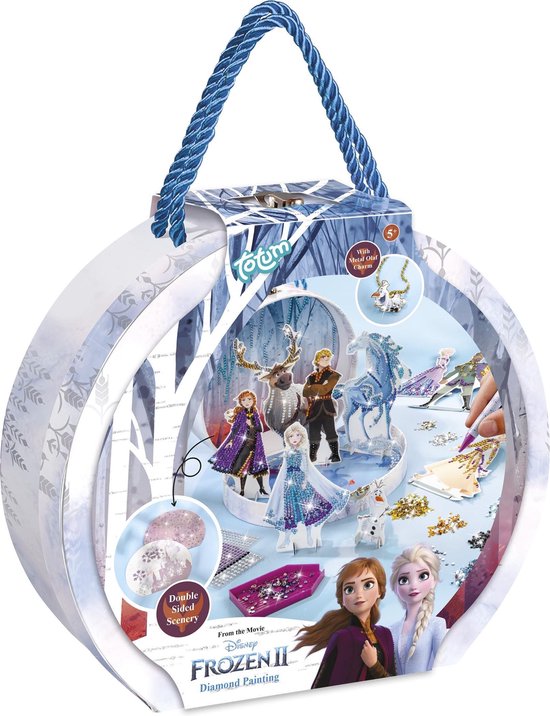 Totum knutselset Frozen 2 Diamond Painting Studio 3000-delig - Blauw