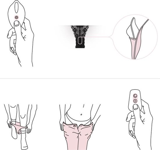 Pantyrebel Vibrerende BoyShort - Zwart