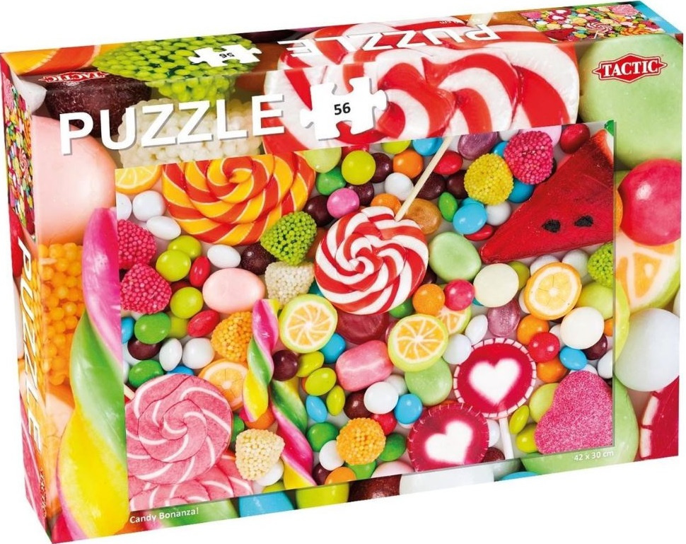 Tactic legpuzzel Candy Bonanza! junior karton 56 Stukjes