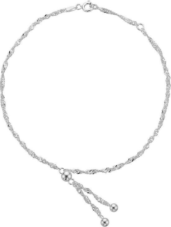 Lucardi Zilveren enkelband - Silver