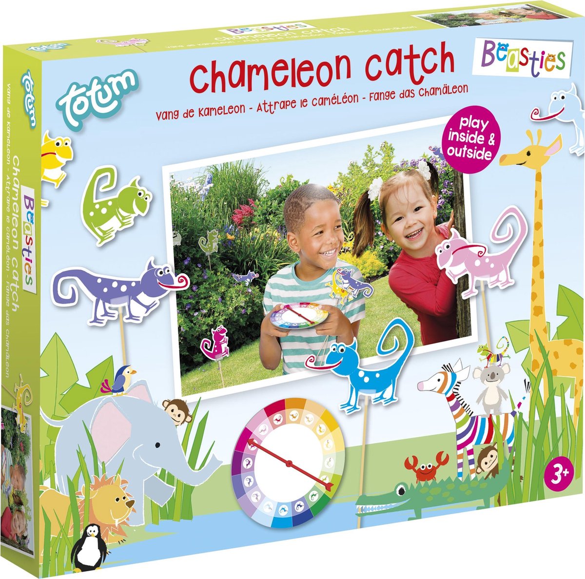 Totum kinderspel vang de kameleon junior 67-delig