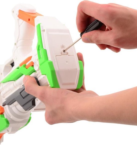 Tack Pro geweer Attack junior 45 cm 11-delig - Wit