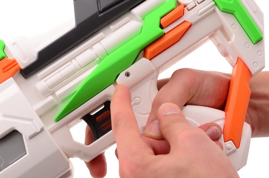 Tack Pro geweer Attack junior 45 cm 11-delig - Wit