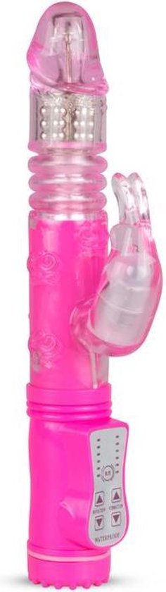 EasyToys Stotende Rabbit Vibrator - - Roze