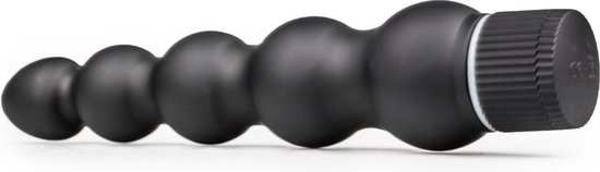 Doc Johnson Black Magic - 7 Inch Ribbed Vibe - Zwart