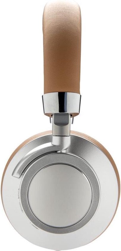 XD Xclusive koptelefoon Aria bluetooth PU/alu bruin/wit 3-delig