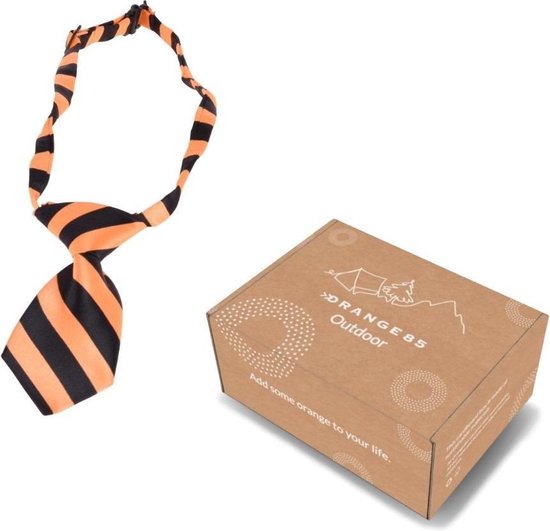Orange85 Hondenhalsband met Das 3 stuks - Oranje