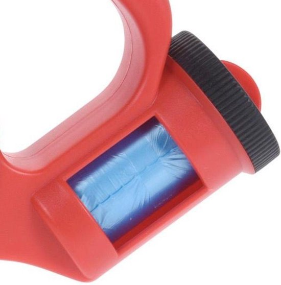 Orange85 Hondenriem met verlichting en poepzakjes - Rood