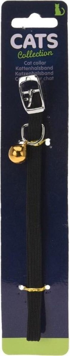 Orange85 Katten halsband met belletje - Zwart