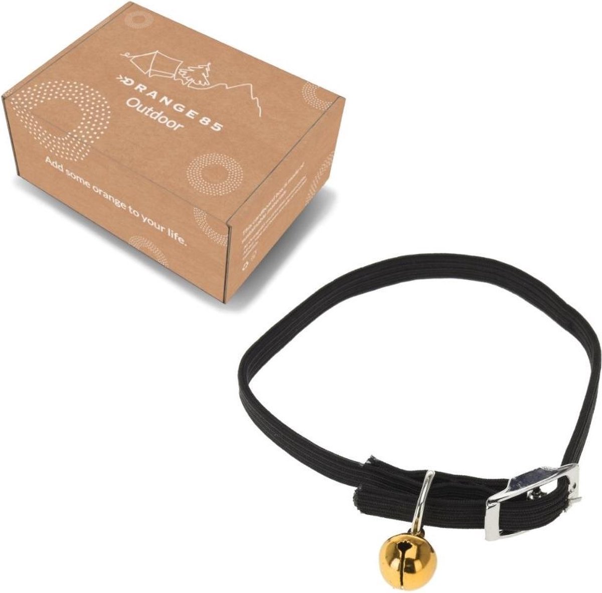 Orange85 Katten halsband met belletje - Zwart
