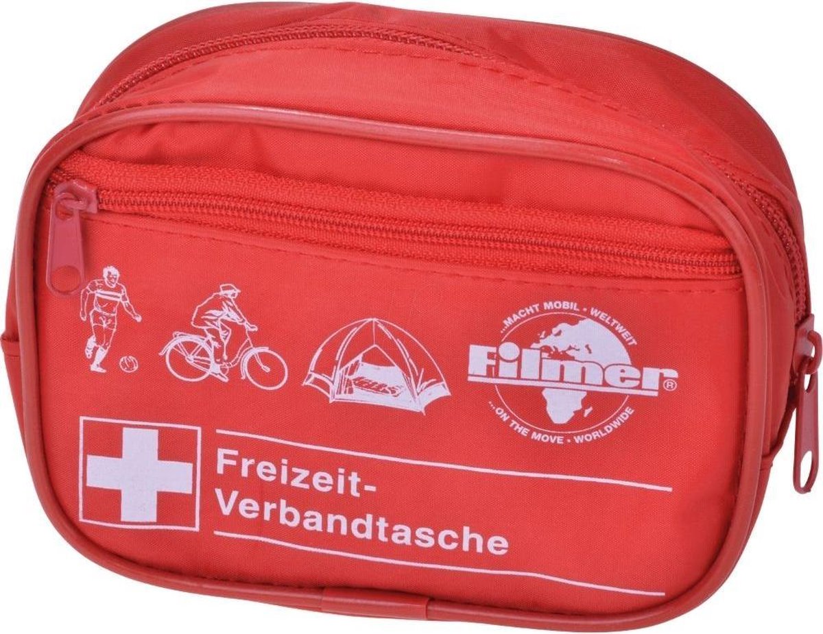 Orange85 EHBO koffer Verbanddoos met Ritssluiting Auto - Rood