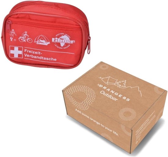 Orange85 EHBO koffer Verbanddoos met Ritssluiting Auto - Rood