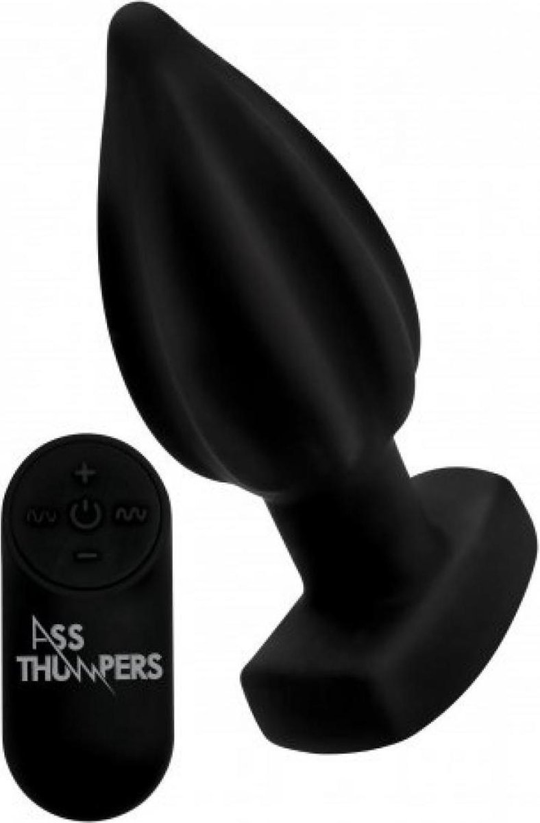 Ass Thumpers The Assterisk Vibrerende Buttplug - Zwart
