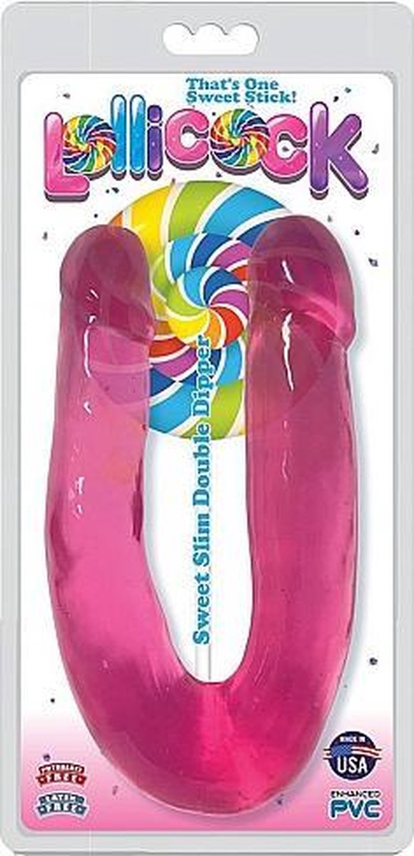 Lollicock Dubbele Dildo - Cherry - Roze