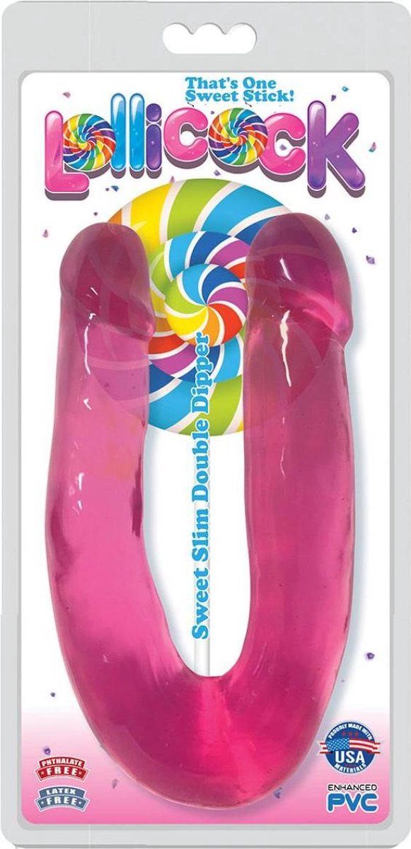 Lollicock Dubbele Dildo - Cherry - Roze