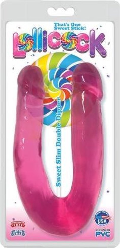 Lollicock Dubbele Dildo - Cherry - Roze