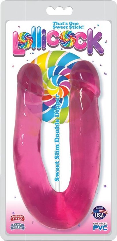 Lollicock Dubbele Dildo - Cherry - Roze