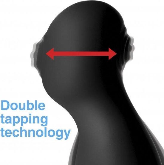 Alpha-Pro P-Pounce Pulserende Prostaat Vibrator - Zwart