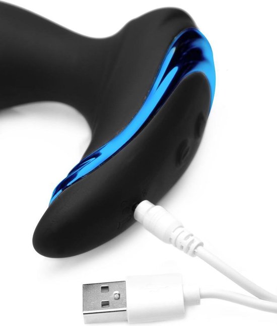 Alpha-Pro P-Pounce Pulserende Prostaat Vibrator - Zwart