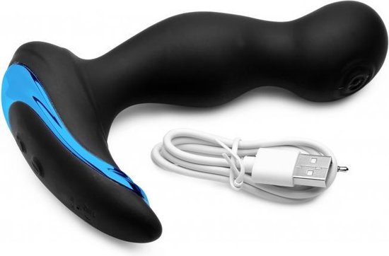 Alpha-Pro P-Pounce Pulserende Prostaat Vibrator - Zwart