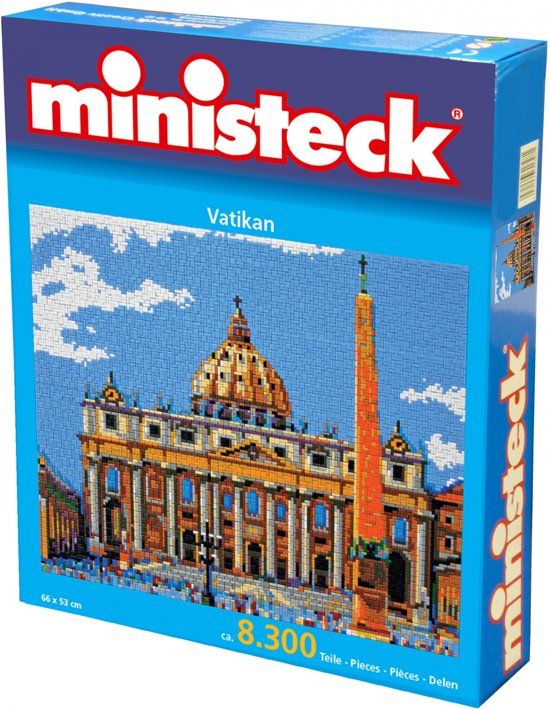 Ministeck Vaticaan XXL 8500-delig - Blauw