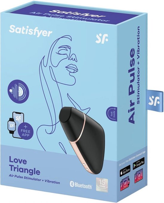 SATISFYER Love Triangle - - Zwart