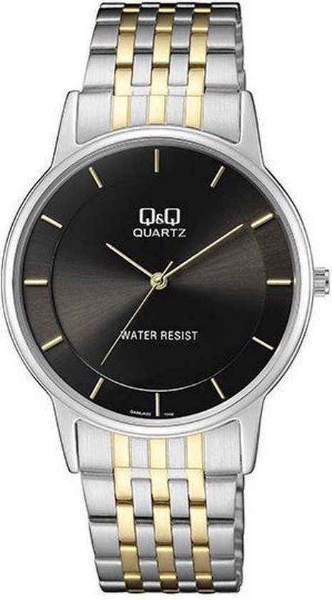 Q & Q Q&Q horloge met bicolor stalen band