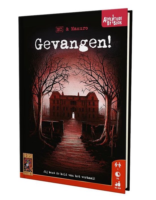 999Games actiespel Adventure by Book: Gevangen!