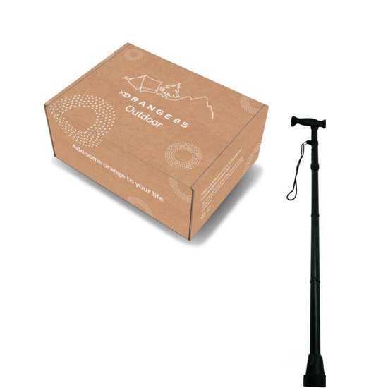 Orange85 Opvouwbare wandelstok - Zwart