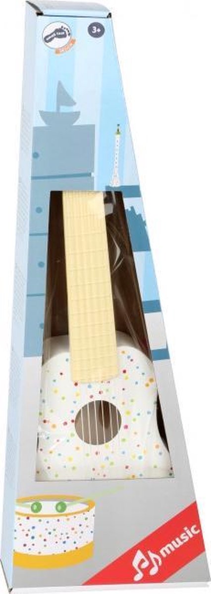 Small Foot gitaar hout 53 x 17 x 5,5 cm - Wit