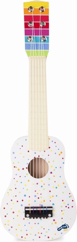 Small Foot gitaar hout 53 x 17 x 5,5 cm - Wit