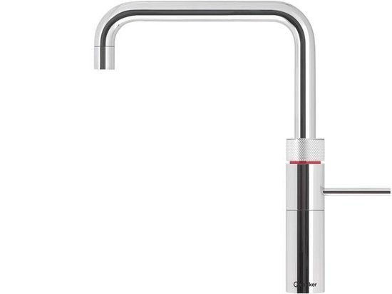 Quooker Fusion Square Chroom met COMBI+ boiler 3-in-1 kokend water kraan