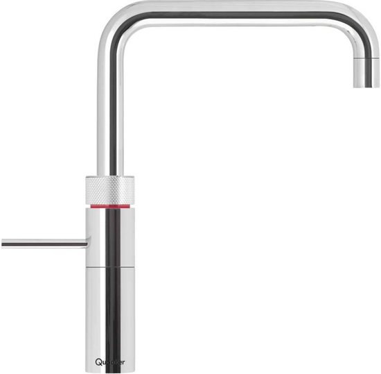Quooker Fusion Square Chroom met COMBI+ boiler 3-in-1 kokend water kraan
