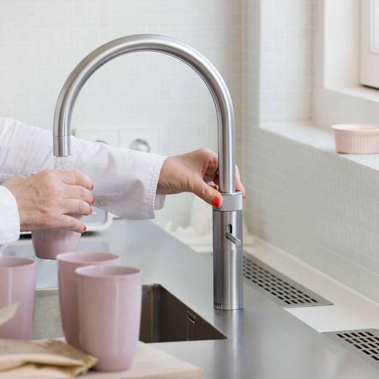 Quooker Fusion Round RVS met PRO3 boiler 3-in-1 kokend water kraan