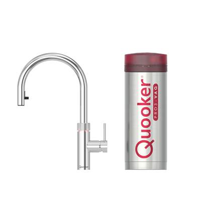 Quooker Flex Chroom met PRO3 boiler 3-in-1 kokend water kraan